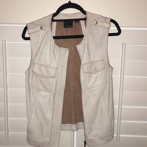 Trouvé leather vest XS